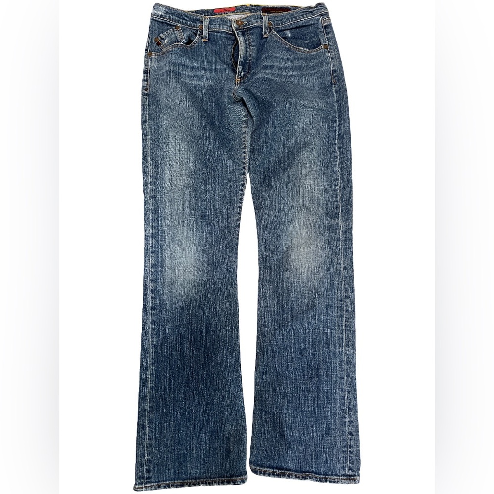AG Adriano Goldschmied Women’s Size 31 Straight Leg Medium Wash Jeans RN91714